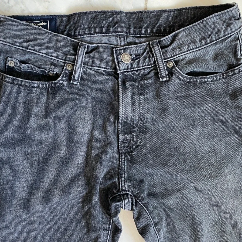 Abercrombie & Fitch Kennan‎ Straight Leg Jeans Mens 30x32 Faded Black 131D0084